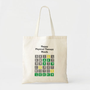 Tote Bag Joyeux Mois de Thérapie Physique Parole Personnali