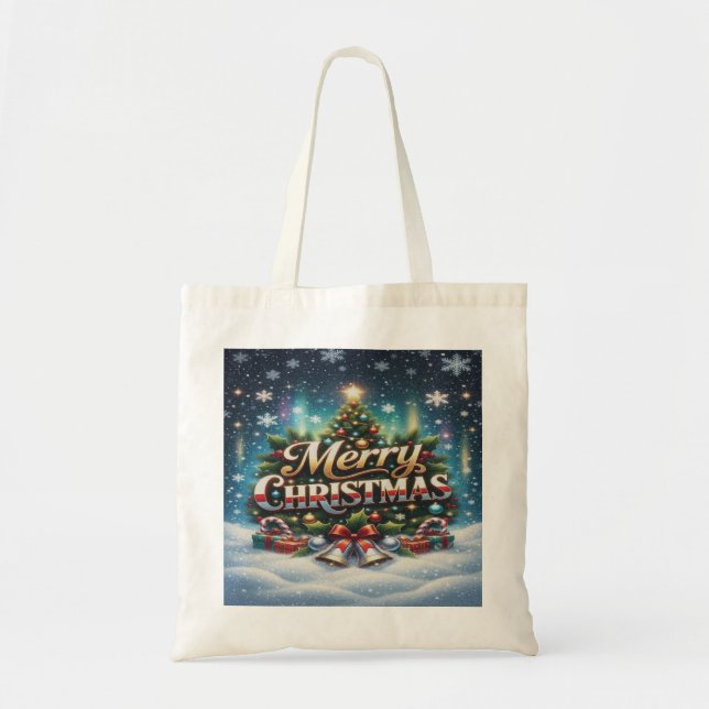 Tote Bag Joyeux Noël (Devant)
