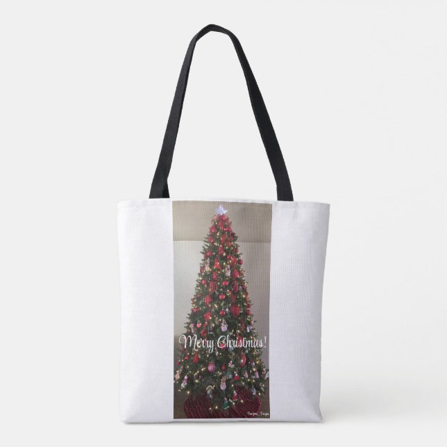 Tote Bag Joyeux Noël à l'épaule Fourre-tout (Dos)