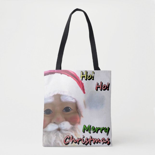 Tote Bag Joyeux Noël au Père Noël (Devant)