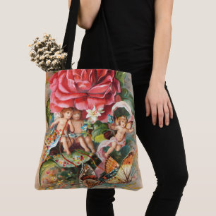 Tote Bag Joyeux Noël - Carte postale vintage de l'ère victo