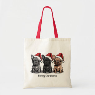 Tote Bag Joyeux Noël Chien de Chien de Chien de Père Noël