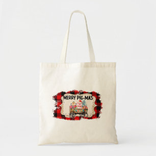 Tote Bag Joyeux Noël Cochon Fourre-tout