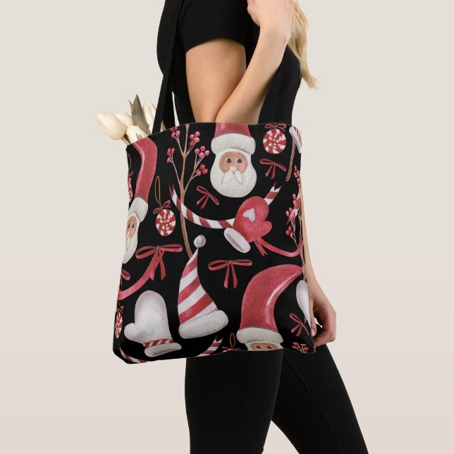 Tote Bag Joyeux Noël de notre famille (De près)