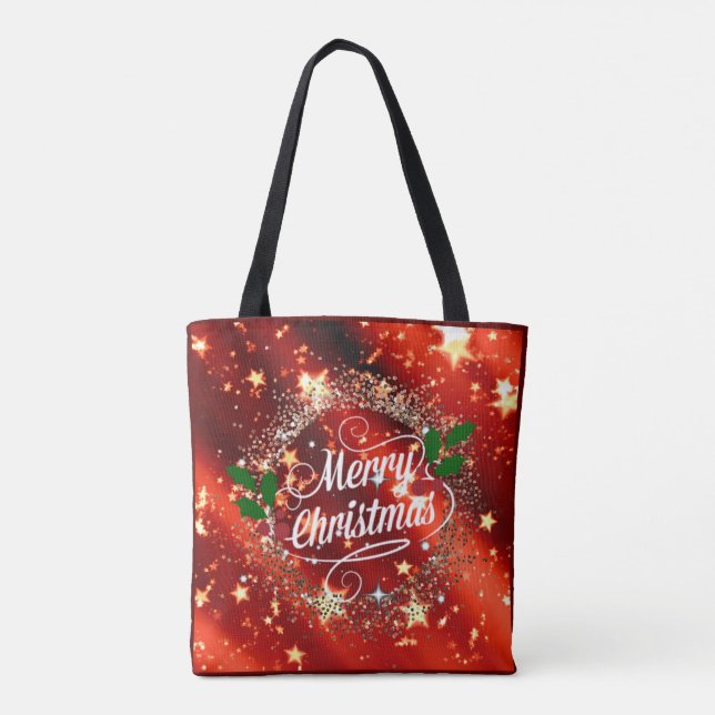 Tote Bag Joyeux Noël, étincelle et pétille (Dos)