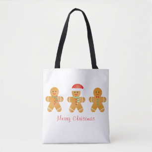 Tote Bag Joyeux Noël Gingerbread Hommes