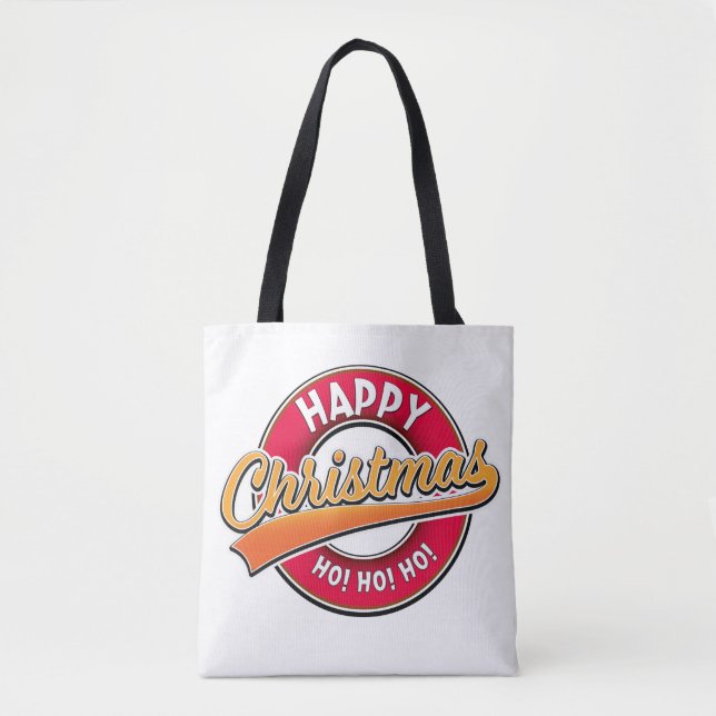 Tote Bag Joyeux Noël ! Ho ! Ho ! (Devant)