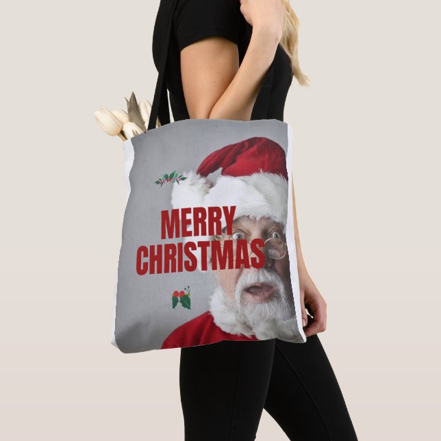 Tote Bag Joyeux Noël Joyeux Fourre-tout (De près)