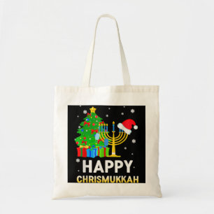 Tote Bag Joyeux Noël juif Chrismukkah Hanoukka Holida