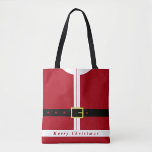 Tote Bag Joyeux Noël - Père Noël - Ajouter votre texte -