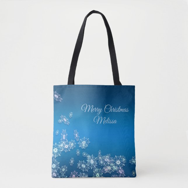 Tote Bag Joyeux Noël. Salutation (Devant)
