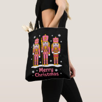 Joyeux Noël Soldats Casse-Noisette Flocon Rose