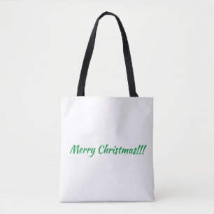 Tote Bag Joyeux Noël Texte imprimé Célébration Achat