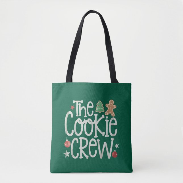 Tote Bag Joyeux Noël The Cookie Crew Xmas Matching (Devant)