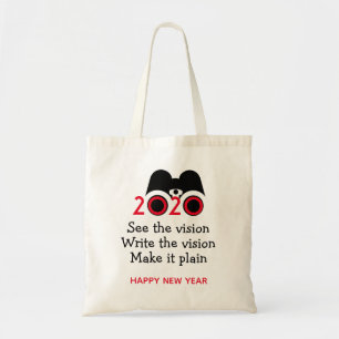 Tote Bag Joyeux Nouvel An 2020 Vision Jumelles