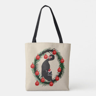 Tote Bag Joyeux Nouvel An Chat