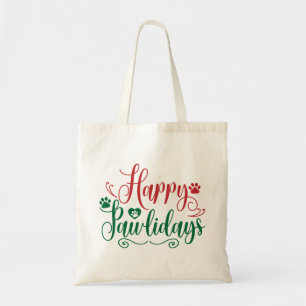 Tote Bag Joyeux Pawlidays Fantastique Noël
