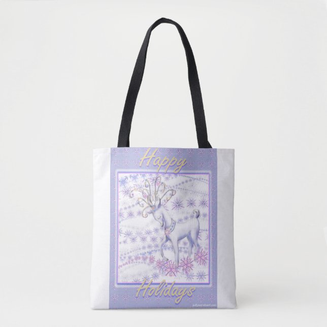 Tote Bag Joyeux Rendez-vous des Fêtes (Devant)