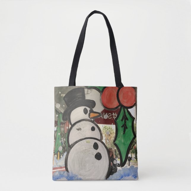 Tote Bag Joyeux Selfie de Noël ! (Devant)