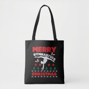 Tote Bag Joyeux T-shirt Gymnastique Noël
