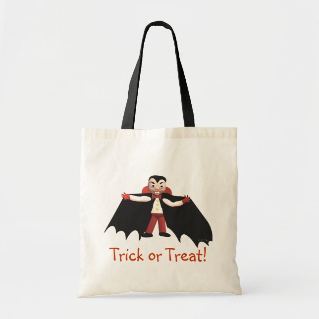 Tote Bag Joyeux Vampire d'Halloween (Devant)