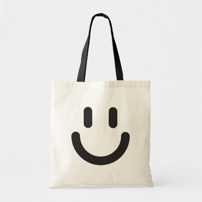 Tote Bag Joyeux visage triste (Devant)