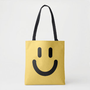 Tote Bag Joyeux visage triste Fourre-tout