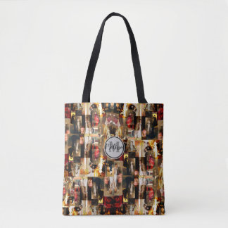 Tote Bag JS Sargent Famous Portraits Collage Monogramme