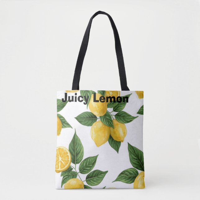 Tote Bag Juicy Lemon (Devant)