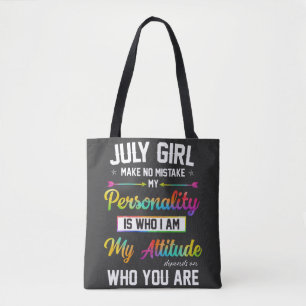 Tote Bag Juillet fille ne se trompe pas