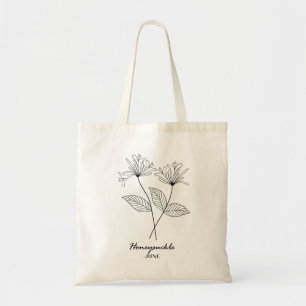 Tote Bag Juin Fleur de naissance Sucre de miel