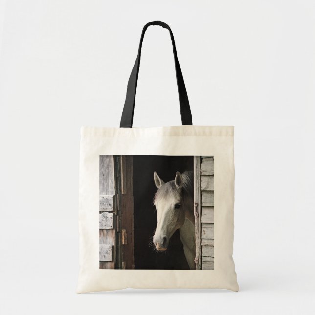 Tote Bag Jument grise  (Devant)