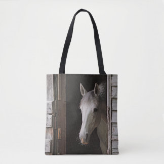 Tote Bag Jument grise