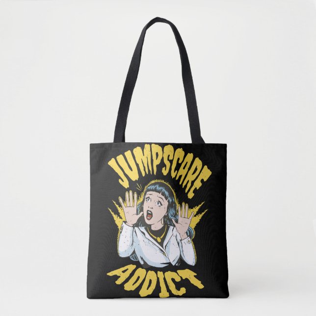 Tote Bag  Jumpscare Addict  (Devant)