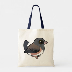 Tote Bag Junco aux yeux foncés (à côté rose)