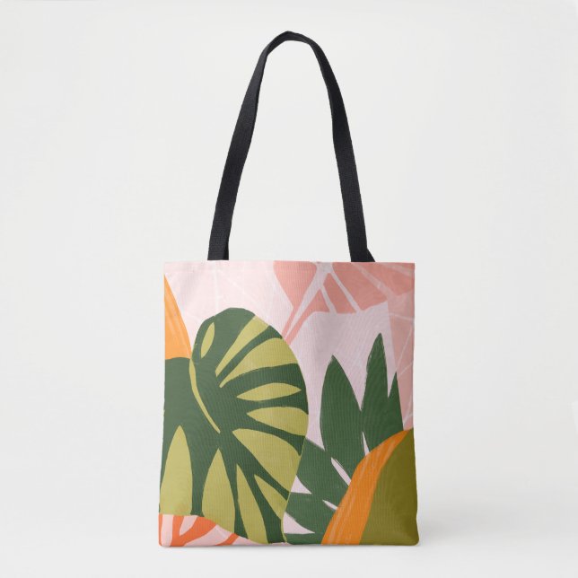 Tote Bag Jungle Collage I (Devant)