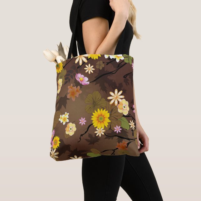 Tote Bag Jungle imaginaire 3 (De près)