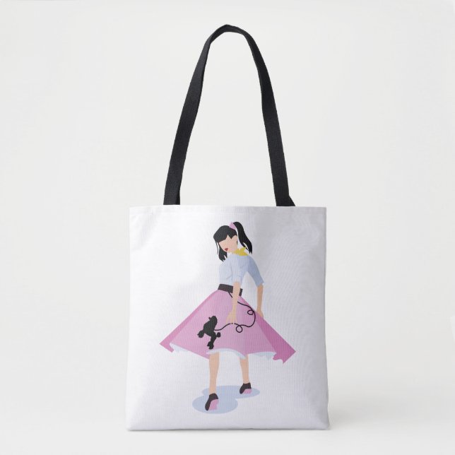 Tote Bag Jupe de caniche (Devant)