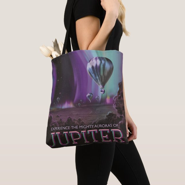 Tote Bag Jupiter Travel by Hot Air Balloon Bighty Aurora (De près)