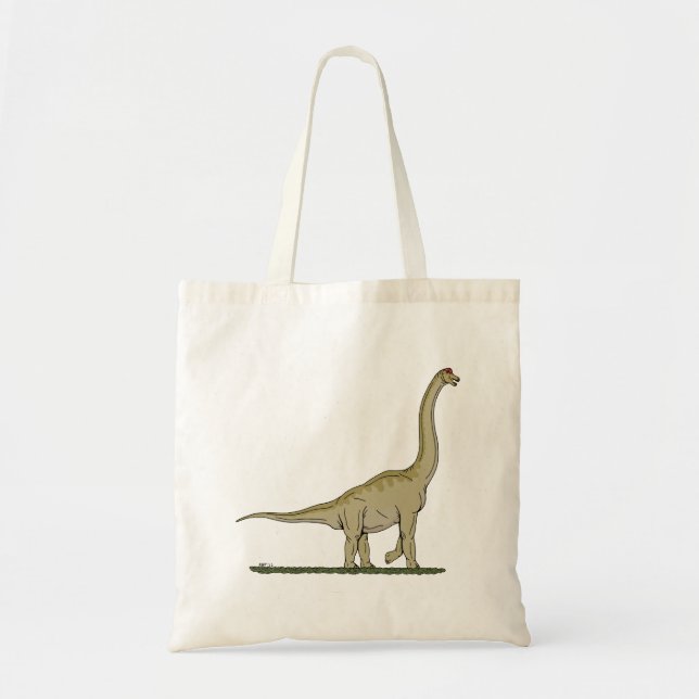 Tote Bag Jurassique Dinosaure Brachiosaurus (Devant)