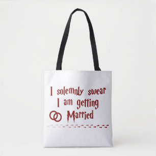 Tote Bag Jure solennellement que je me marie