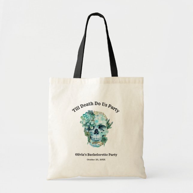 Tote Bag Jusqu'à ce que la mort nous sépare Enterrement de  (Devant)