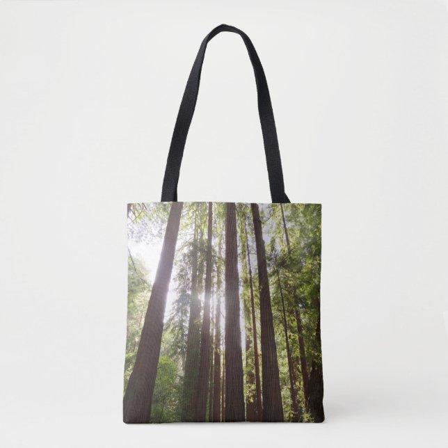 Tote Bag Jusqu'aux Séquoias le Matin (Devant)