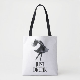 Tote Bag Just Drunk Design | Fille en Fête de Fiançailles