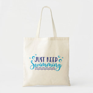 Tote Bag Juste continuer à nager