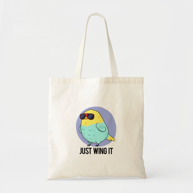 Tote Bag Juste L'Aile C'Amusant Jeux D'Oiseaux (Devant)