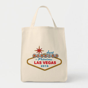 Tote Bag Juste marié à Las Vegas fabuleux 2016 (signe)