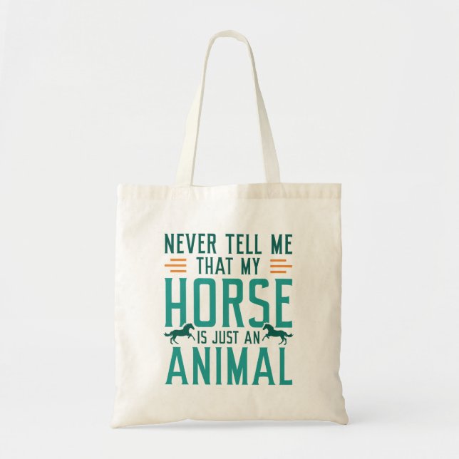 Tote Bag Juste un animal (Devant)