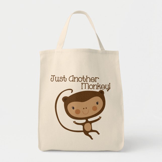 Tote Bag Juste un autre singe (Devant)