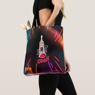 Tote Bag Juste un baiser d'Oran, Neon Black Women's Fourre-